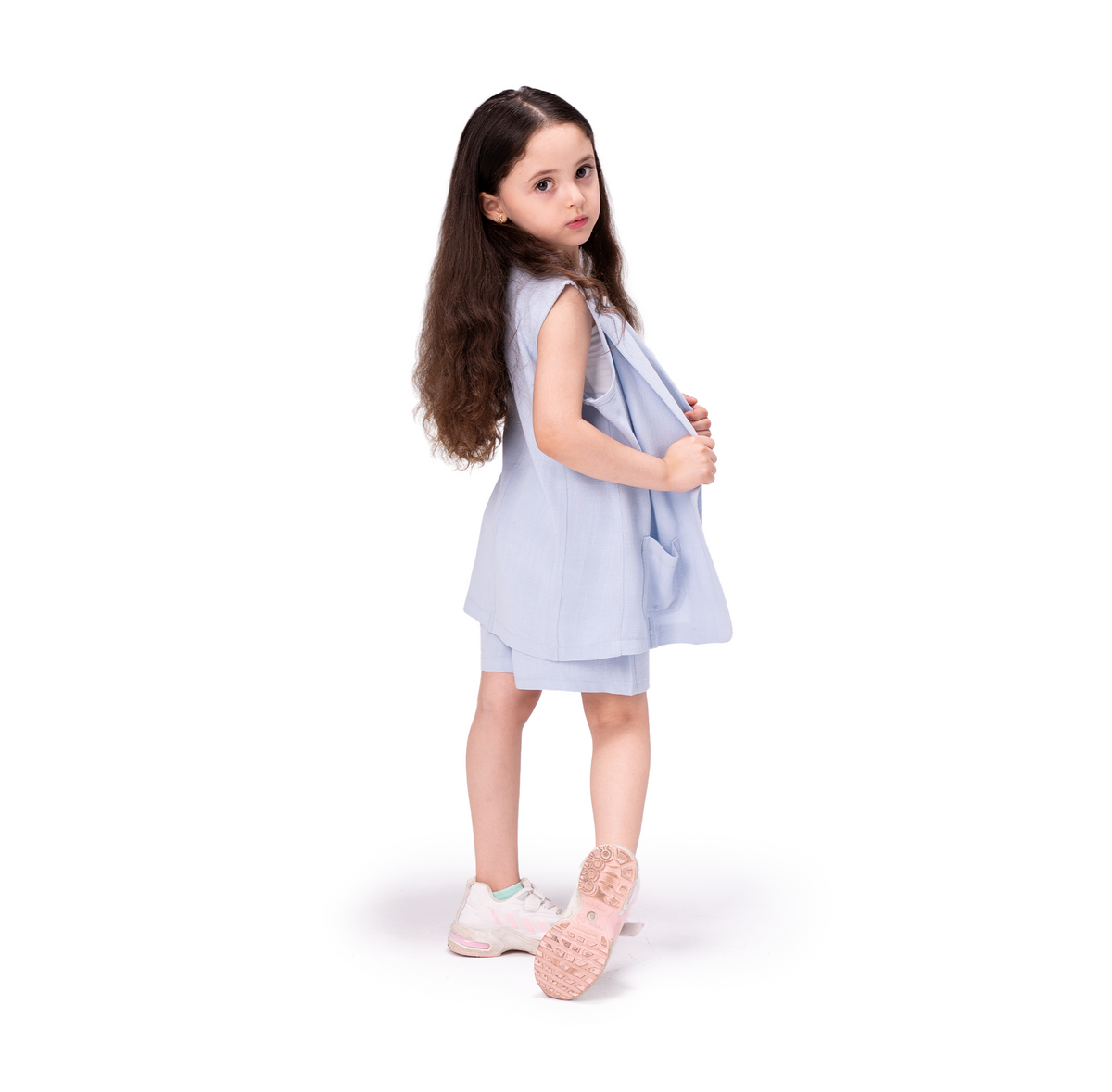 Baby Blue Linen Cotton 100% Set - LALYA 3