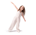Beige Cotton 100% Jumpsuit - LALYA 1