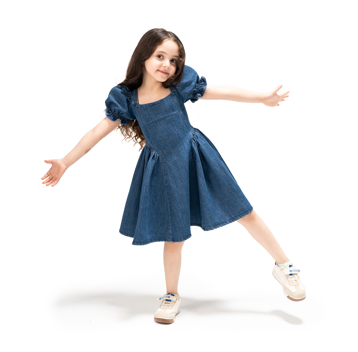 Blue Denim Dress - LALYA 1