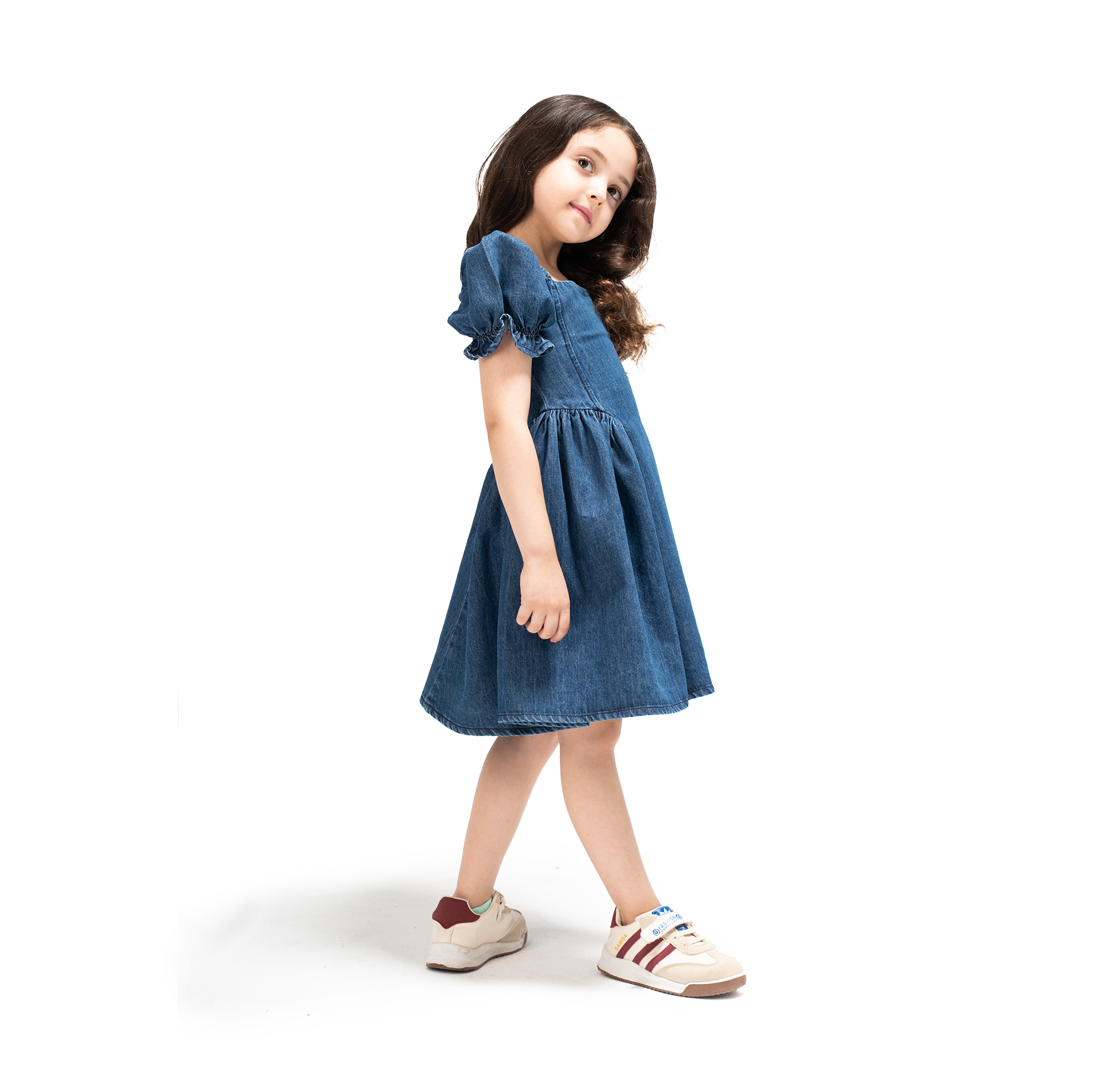 Blue Denim Dress - LALYA 3