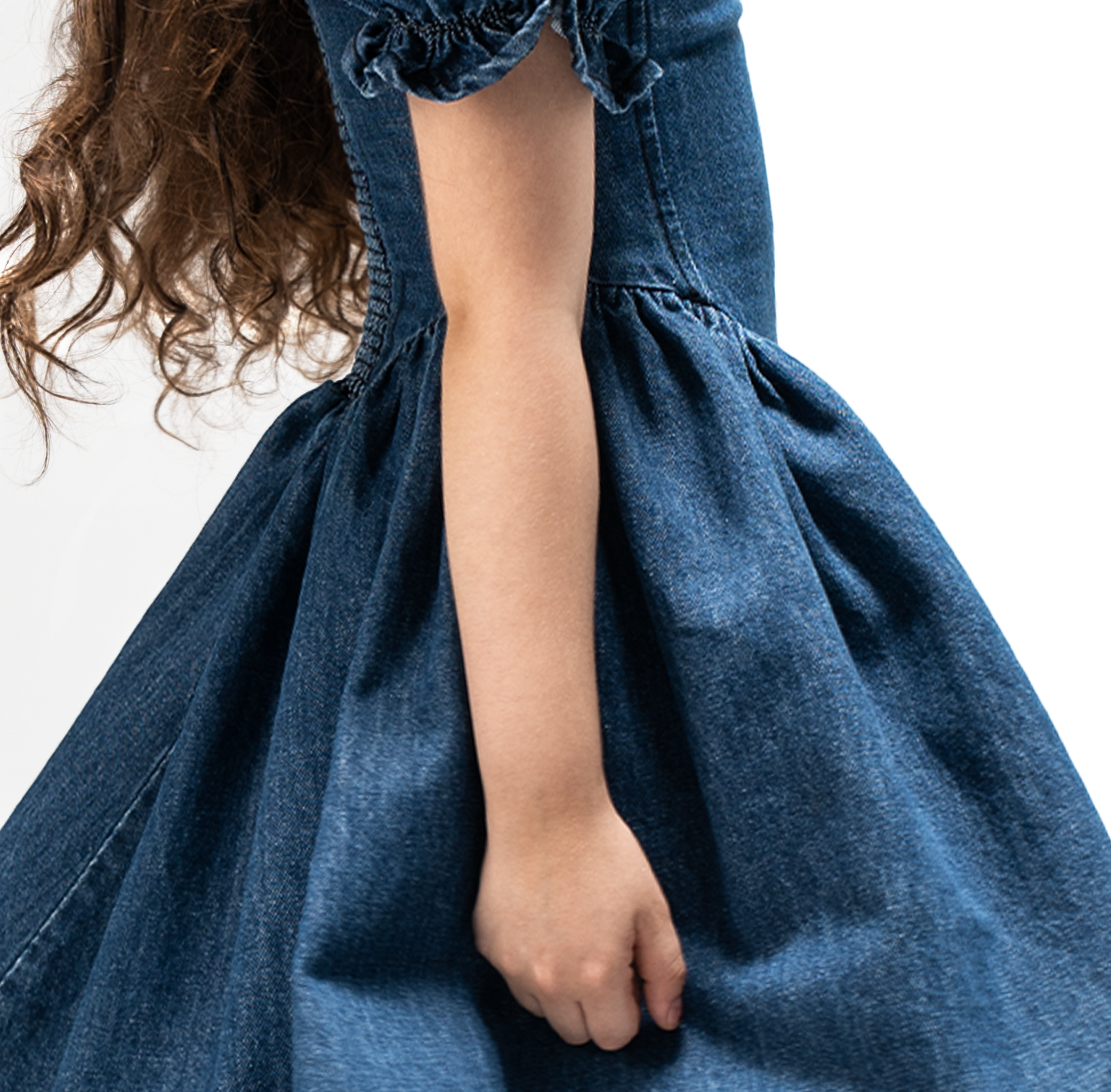Blue Denim Dress - LALYA 5