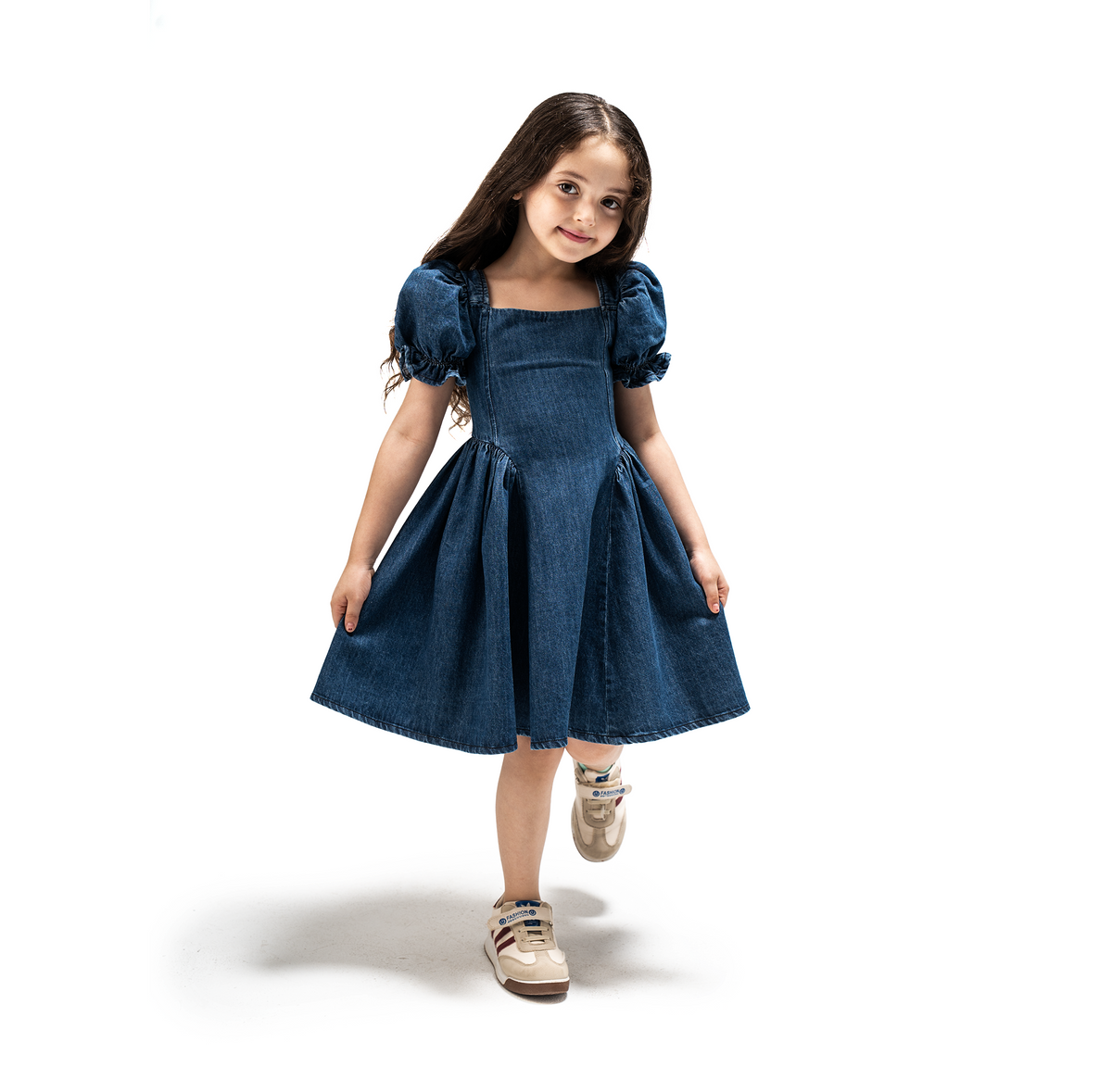 Blue Denim Dress - LALYA 6