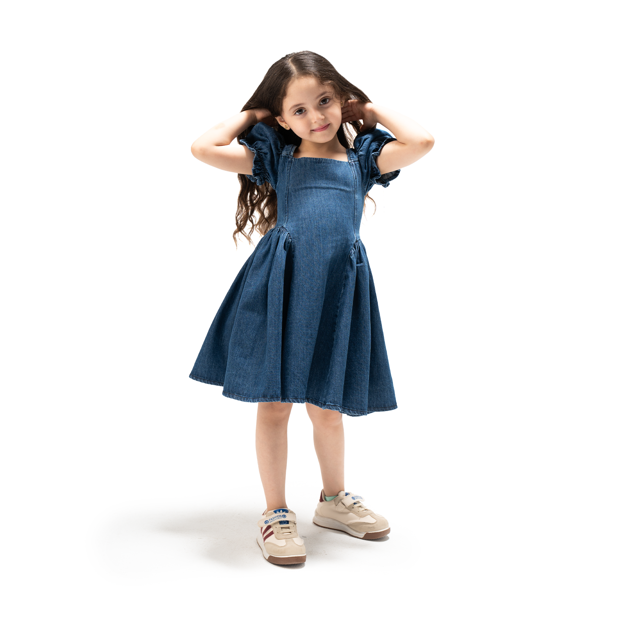 Blue Denim Dress - LALYA 7