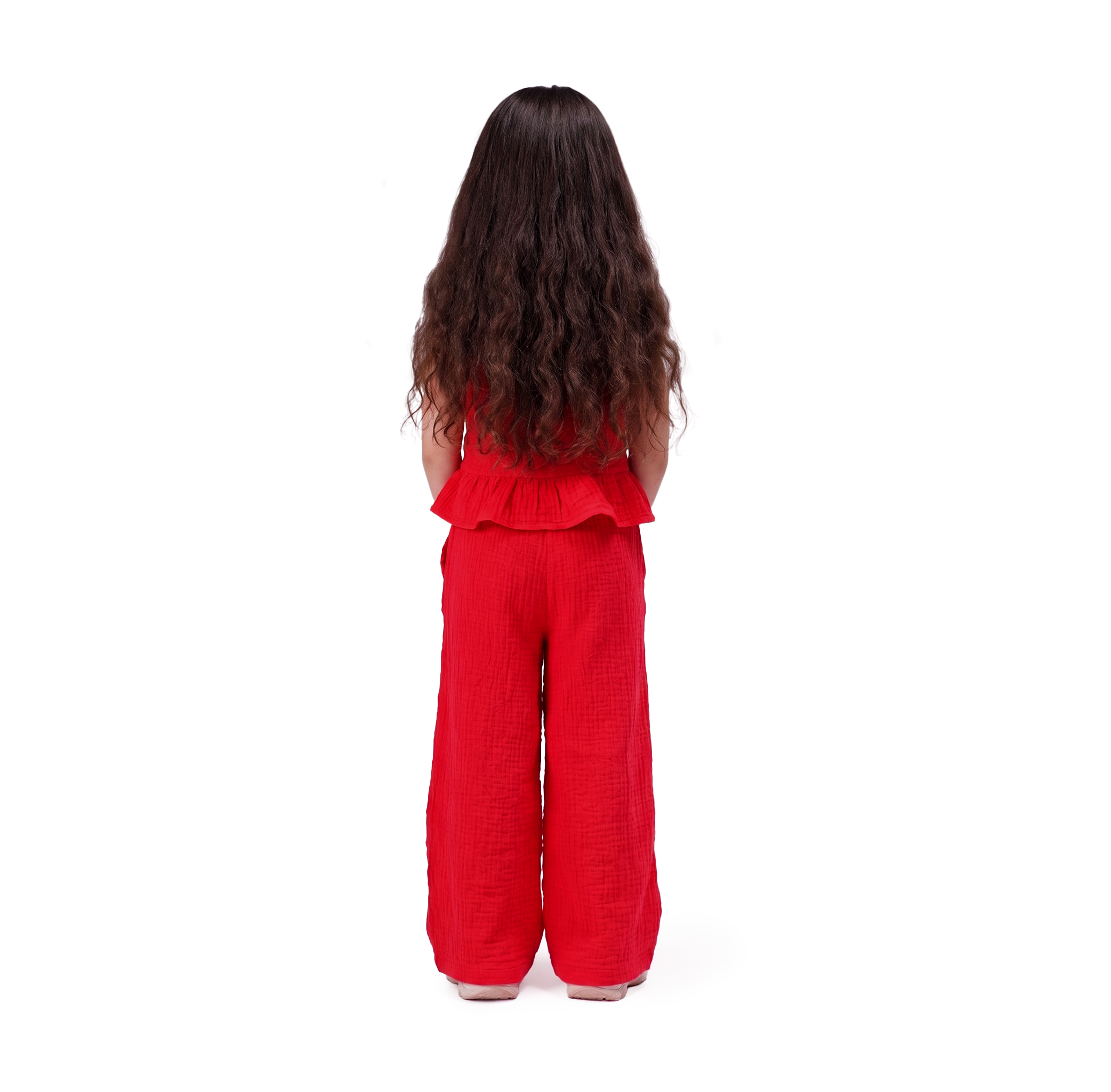 Crimson Crinkle Cotton 100% Set - LALYA 7