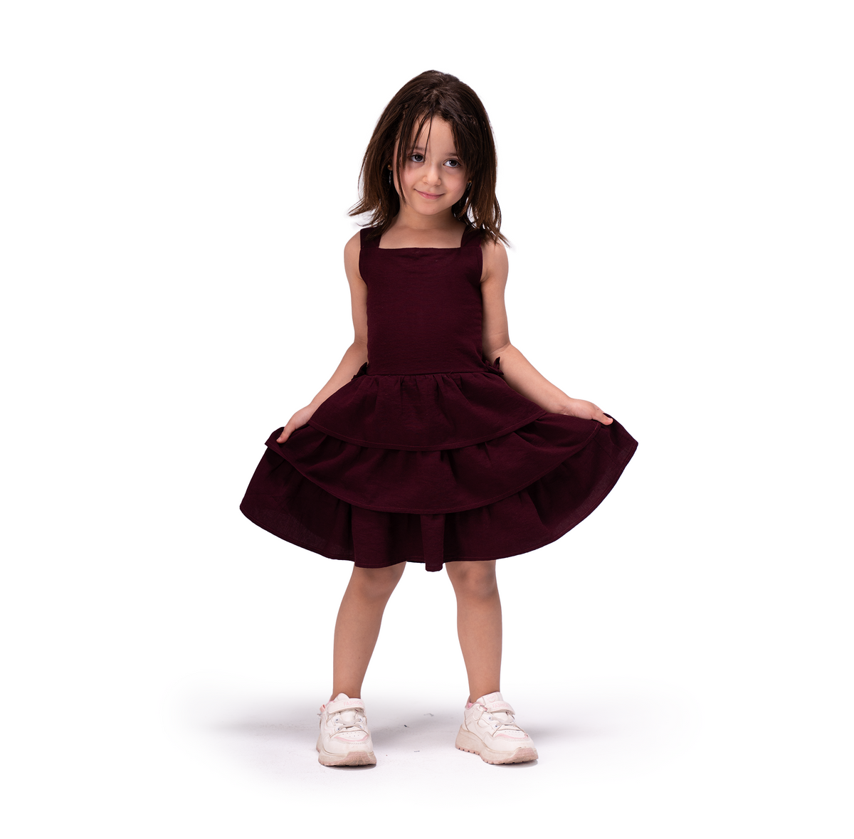 Purple Cotton Gauze 100% Dress - LALYA 2