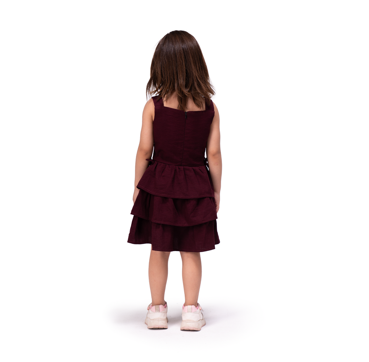 Purple Cotton Gauze 100% Dress - LALYA 3