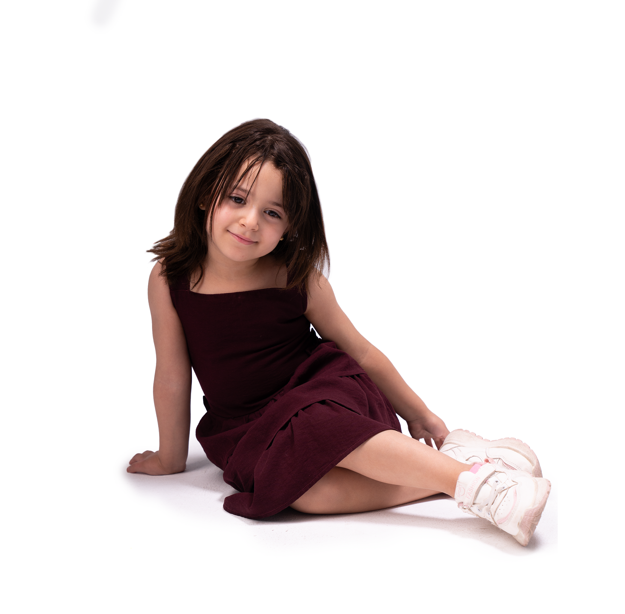 Purple Cotton Gauze 100% Dress - LALYA 7