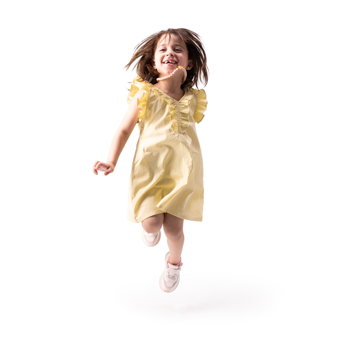 Cafe parachute dress - Butter Yellow - LALYA 5
