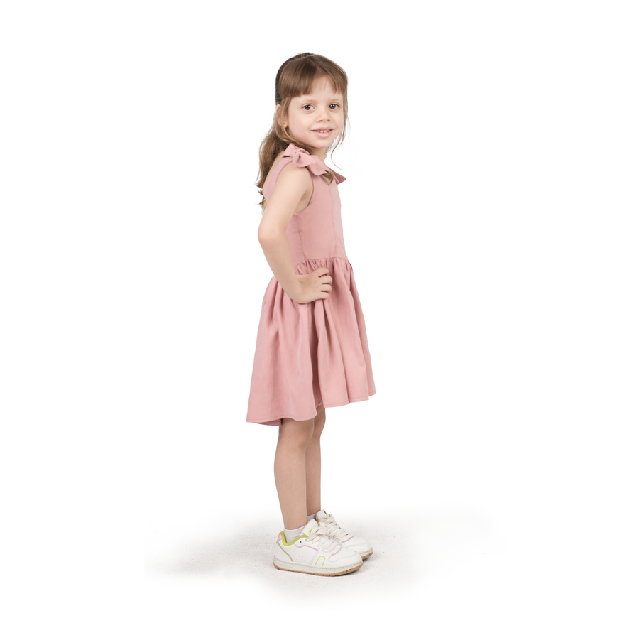 Dusty Pink Cotton 100% Dress