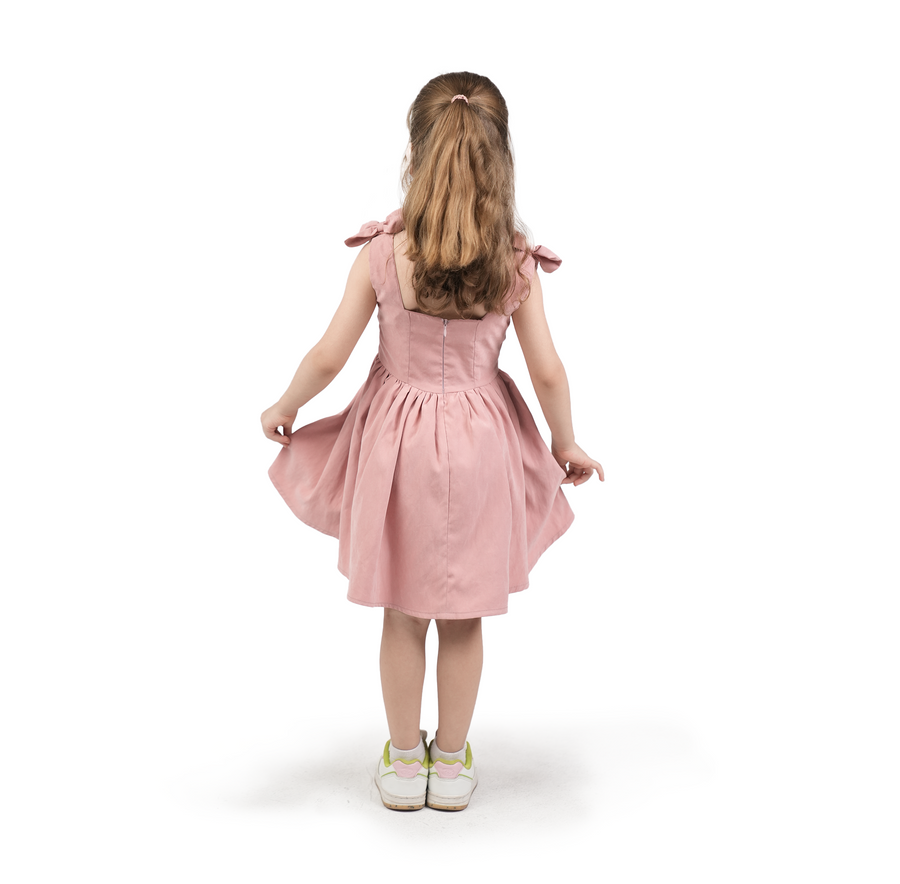 Dusty Pink Cotton 100% Dress